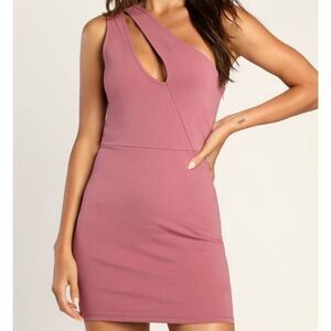 Lulu's Mauve bodycon dress